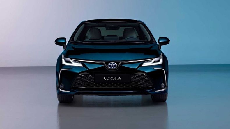 Nueva parrilla para el Toyota Corolla 2023.