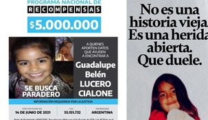 Su familia pidió que no se olviden de la imagen de Guadalupe y que aporten datos de forma anónima.