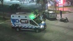 Así fue el giro en U de un auto que provocó el choque con una moto. Así fue el giro en U de un auto que provocó el choque con una moto.