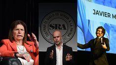 Patricia Bullrich / Horacio Rodríguez Larreta / Javier Milei