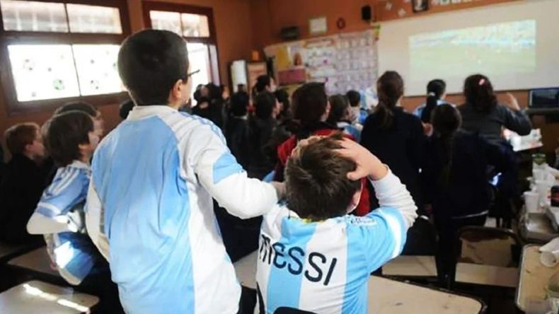 Los alumnos de las escuelas públicas podrán ver el Mundial.