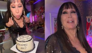Moria festejó sus 80 con su única hija y sus nietos en una velada privada.