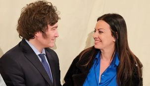 Javier Milei y la ministra de Capital Humano, Sandra Pettovello. Javier Milei y la ministra de Capital Humano, Sandra Pettovello.
