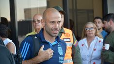 El entrenador de la Selección argentina sub 23, Javier Mascherano. El entrenador de la Selección argentina sub 23, Javier Mascherano.