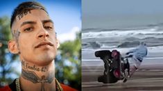 Elián Valenzuela, más conocido como L-Gante, salió despedido de su cuatriciclo. Elián Valenzuela, más conocido como L-Gante, salió despedido de su cuatriciclo.