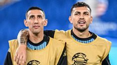 Di María y Paredes fueron campañeros en PSG y Juventus, además de la Selección argentina Di María y Paredes fueron campañeros en PSG y Juventus, además de la Selección argentina