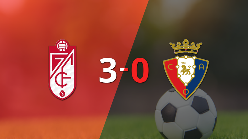 Granada fue imparable y goleó 3 a 0