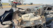El choque dejó un saldo de tres muertes.