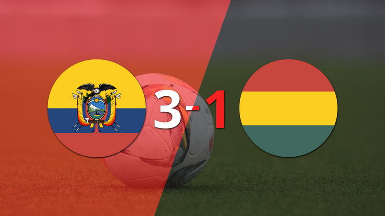 Ecuador se quedó con el amistoso ante Bolivia