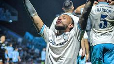 Vergara festeja su gol en Córdoba. Vergara festeja su gol en Córdoba.