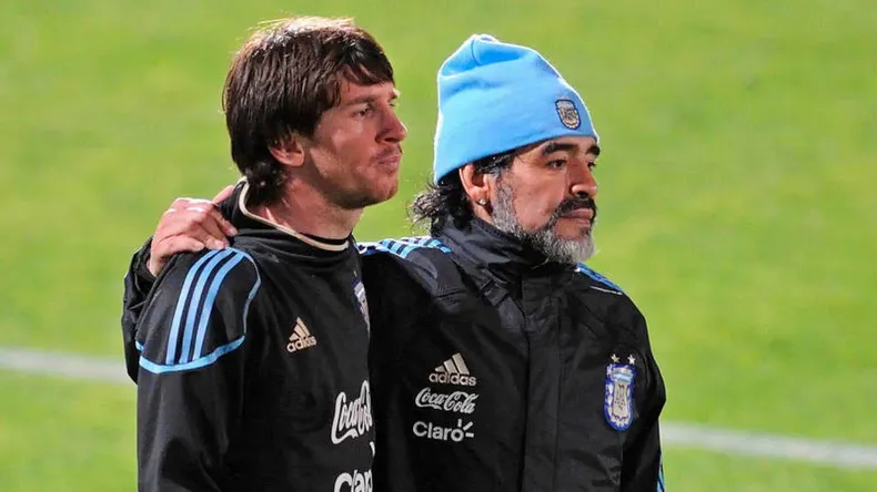 Messi iguala un récord de Maradona.