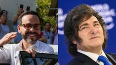 Abelardo de la Espriella y Javier Milei. Abelardo de la Espriella y Javier Milei.