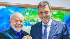 Lula da Silva y Sergio Massa. Lula da Silva y Sergio Massa.