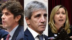 Martín Lousteau, Luis Caputo y Myriam Bregman se refirió al DNU que firmó Javier Milei. Martín Lousteau, Luis Caputo y Myriam Bregman se refirió al DNU que firmó Javier Milei.