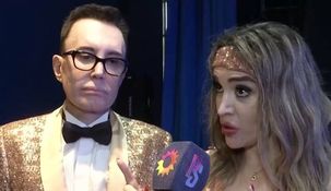 Marcelo Polino y Fátima Florez tras enterarse de la cancelación del evento que los homenajeaba en Extasis. Marcelo Polino y Fátima Florez tras enterarse de la cancelación del evento que los homenajeaba en Extasis.