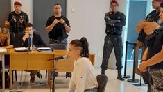 Magdalena Espósito Valenti antes de ser condenada por el crimen de su hijo.