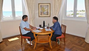 A medidados de enero, Sergio Massa y Axel Kicillof se reunieron en Mar del Plata.