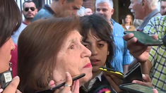 Teresa recordó el paso de Javier Milei por el Colegio Cardenal Copello de Villa Devoto.