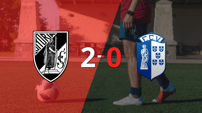 Con dos goles, Vitória Guimarães se impuso a Vizela en el estadio D. Afonso Henriques