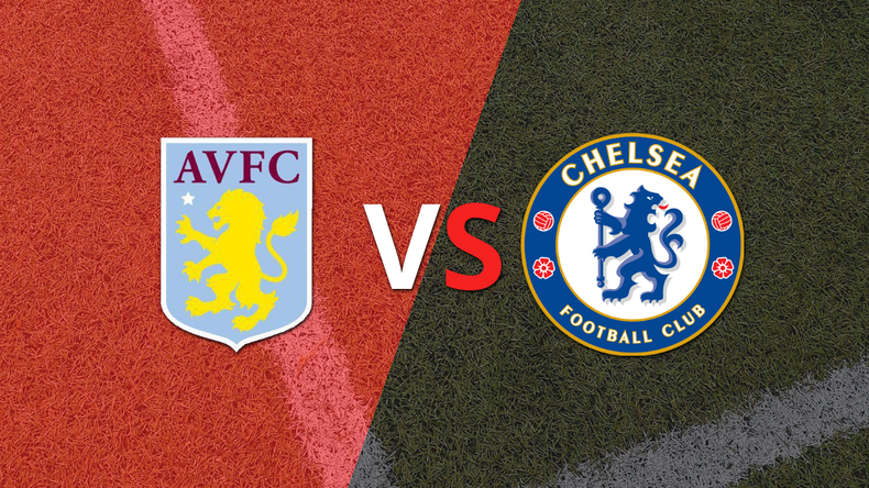 Aston Villa y Chelsea sellaron un empate a dos