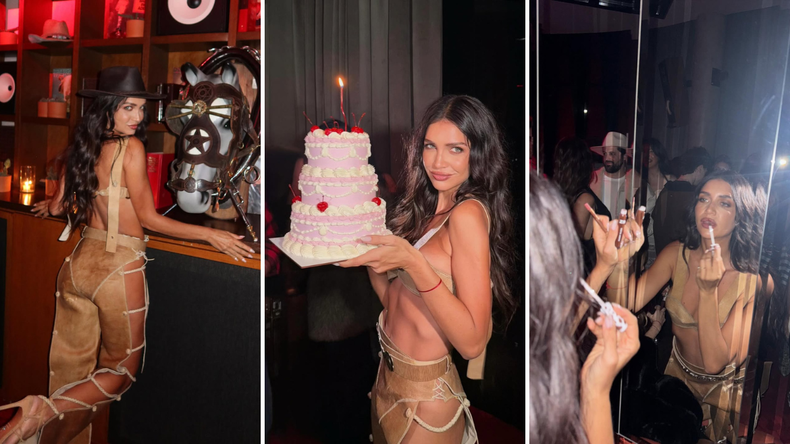 En la velada, Zaira Nara presentó Rodeo, la nueva paleta de su marca de maquillaje que promete ser tendencia en la temporada. En la velada, Zaira Nara presentó Rodeo, la nueva paleta de su marca de maquillaje que promete ser tendencia en la temporada.