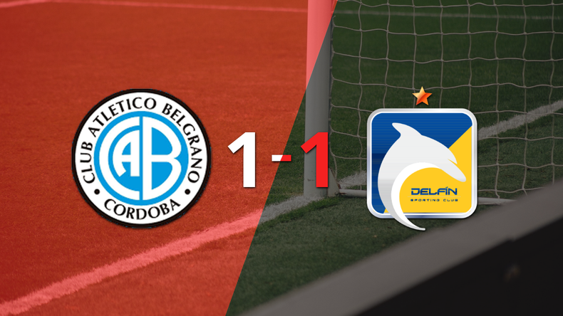 Delfín logró sacar el empate a 1 gol en casa de Belgrano