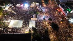 Decenas de miles de personas se hicieron presentes en la Plaza de los Secuestrados, en Tel Aviv.
