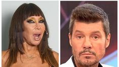 Moria Casán y Marcelo Tinelli. Moria Casán y Marcelo Tinelli.