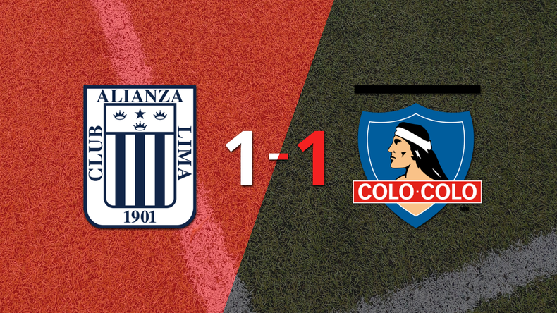 Colo Colo empató 1-1 en su visita a Alianza Lima