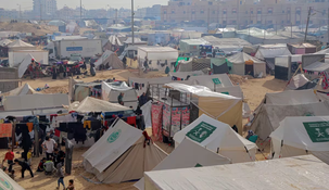 MSF avisó que la ciudad de Rafá ya no tiene espacio para acoger a más desplazados palestinos.