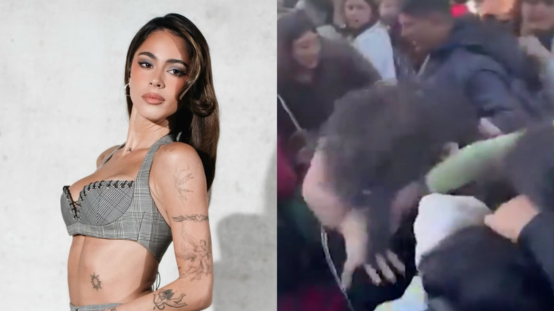 Las primeras fans de Tini llegaron al lugar el martes por la noche.