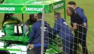 Miguel Ángel Russo a los gritos con el personal médico.&nbsp;