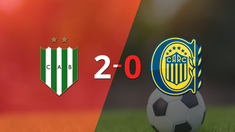 con doblete de milton gimenez, banfield derroto a rosario central