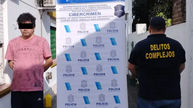 El momento de la detención del acusado.