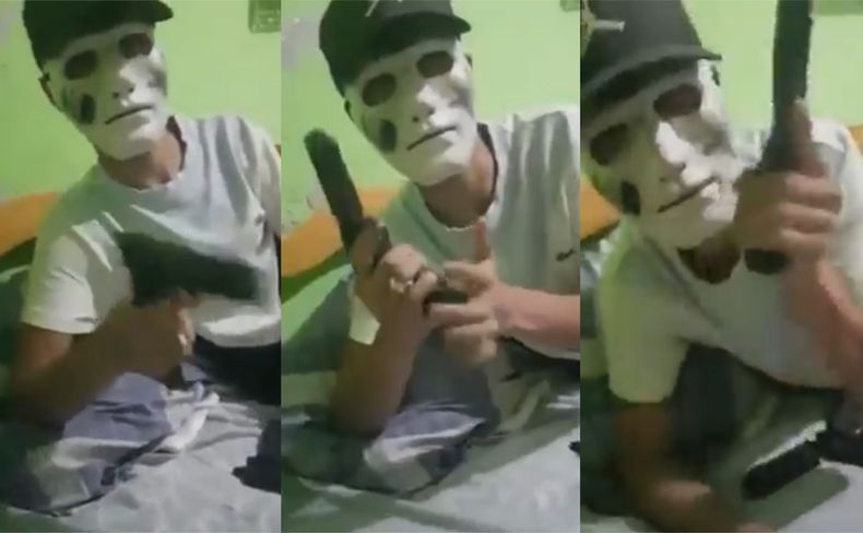 Detuvieron al joven que amenazó a los vecinos de Los Pumitas.