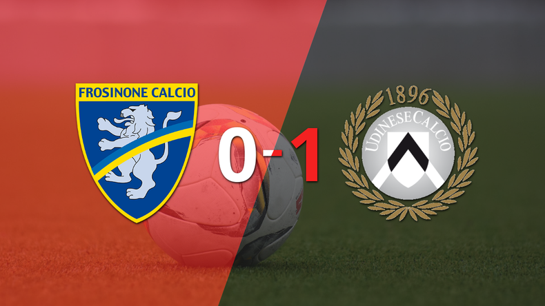 Udinese ganó por 1-0 a Frosinone con el gol de Keinan Davis