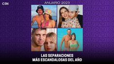 Las separaciones de famosos más escandalosas del año. Las separaciones de famosos más escandalosas del año.