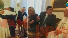 El video de la reunión de Maradona con el Papa Francisco en compañía de Rocío Oliva El video de la reunión de Maradona con el Papa Francisco en compañía de Rocío Oliva