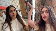 La joven compartió su shock por un aspecto del verano español. La joven compartió su shock por un aspecto del verano español.