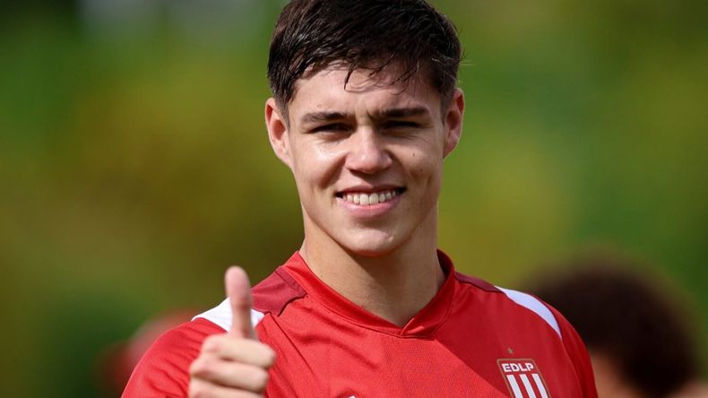 Tomás Palacios es una de las piezas fundamentales de Estudiantes LP, el único equipo argentino en semifinales de Libertadores.