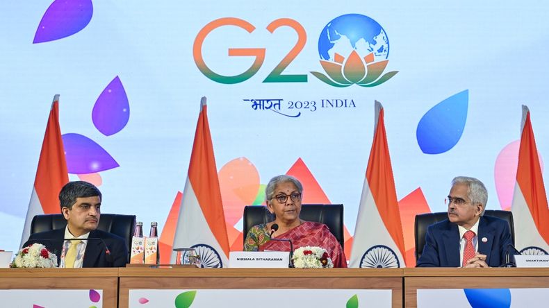 El G20 Finanzas celebrado en India no tuvo un declaración conjunta.&nbsp;
