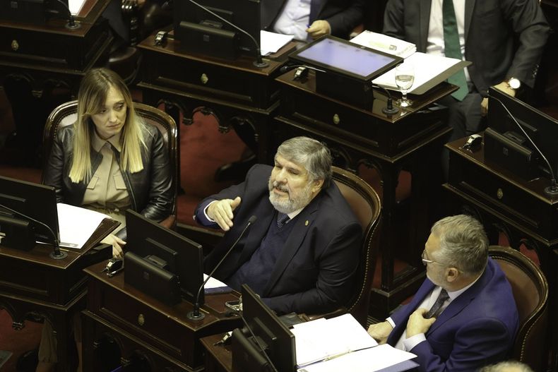 El bloque de Unión por la Patria planteó varias cuestiones de privilegio en la sesión.