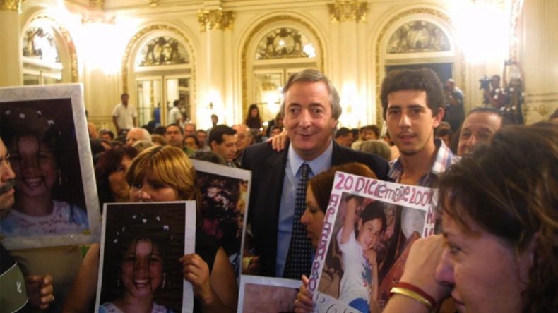 Néstor Kirchner y Wado de Pedro