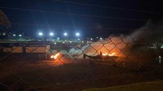 Fuego en el predio del Tiburón. Fuego en el predio del Tiburón.