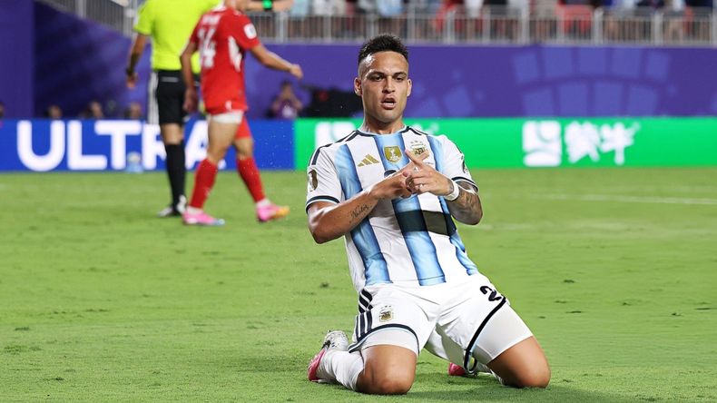 Lautaro marcó el 3 a 1 ante Suiza y liquidó el partido.&nbsp;