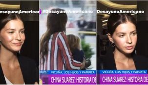 El enojo de la China Suárez cuando le preguntaron sobre la infidelidad, el motorhome y el video con los hijos de Pampita El enojo de la China Suárez cuando le preguntaron sobre la infidelidad, el motorhome y el video con los hijos de Pampita