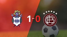 en su casa gimnasia derroto a lanus 1 a 0