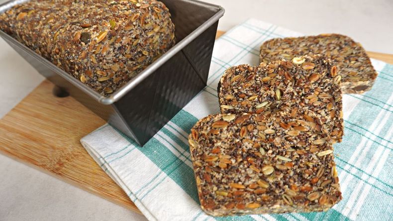 Esta receta de pan sin harinas