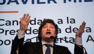 Milei explicó: “Si vos hoy ganaras 740 mil pesos, ganarías mil dólares”.&nbsp;