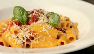 Este restaurante rinde un verdadero tributo a la cocina italiana.